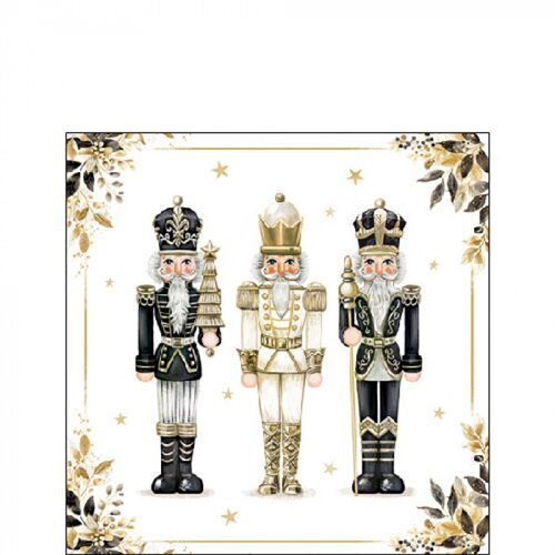 Papírszalvéta Royal nutcrackers, 25x25cm, 20db-os