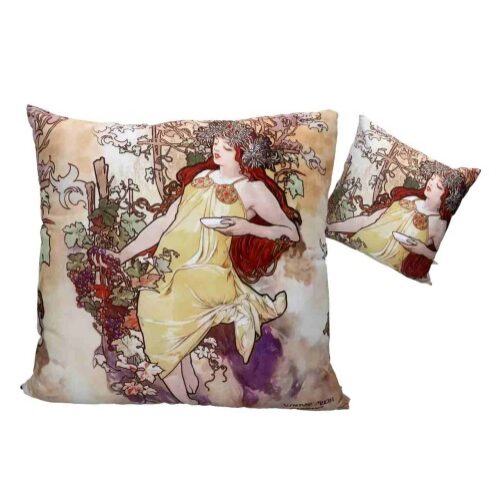 Párna 50x50cm,polyester, Mucha:Ősz