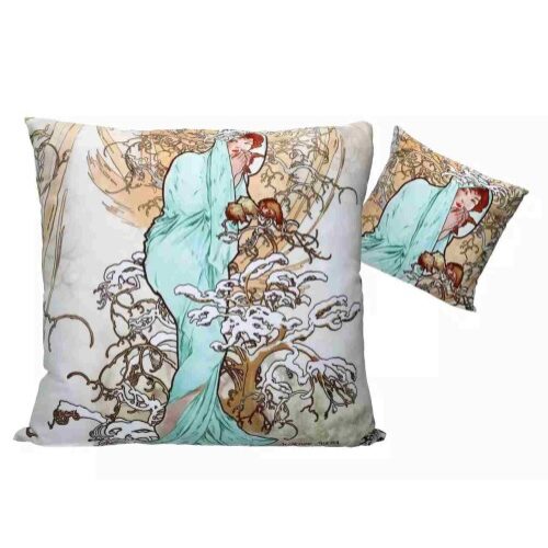 Párna 50x50cm,polyester, Mucha:Tél