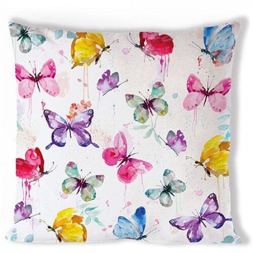 Párnahuzat Butterfly Collection White 40x40cm, 100% pamut