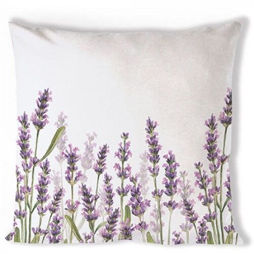 Párnahuzat Lavander Shades White 40x40cm, 100% pamut