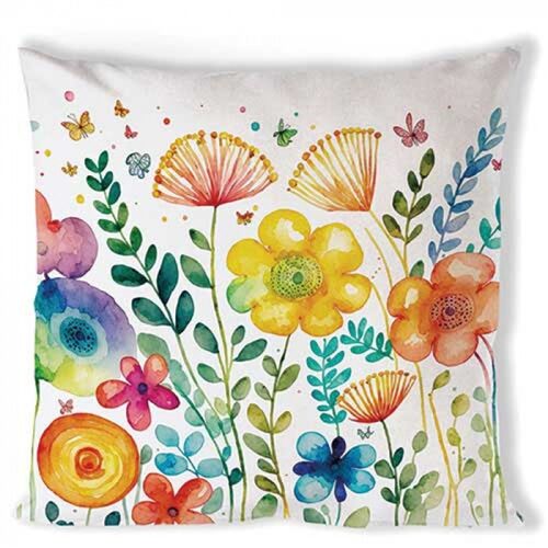 Párnahuzat Vibrant spring white 40x40cm, 100% pamut