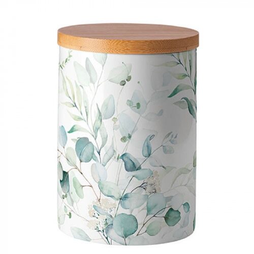 Porcelán konyhai tároló Eucalyptus All Over 13,5x10cm