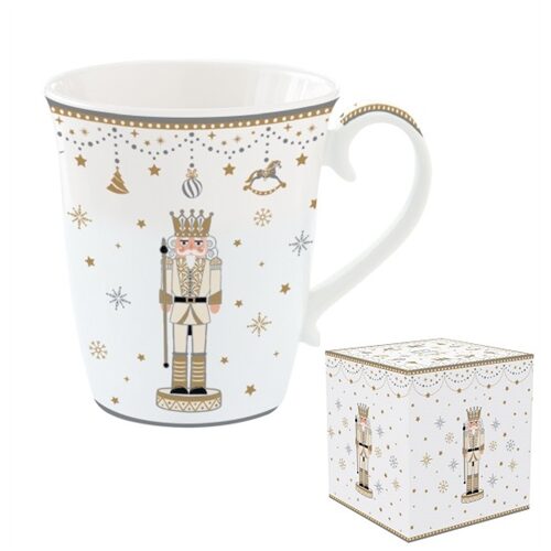Porcelánbögre 275ml, dobozban, Royal Nutcracker