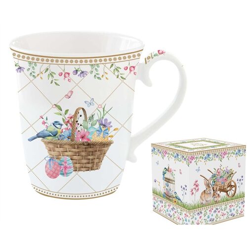 Porcelánbögre 275ml, dobozban, Spring Bloom