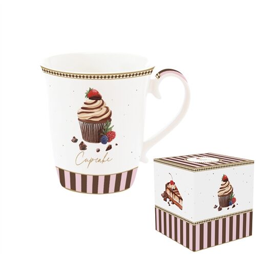 Porcelánbögre 275ml, dobozban, Sweet Moments