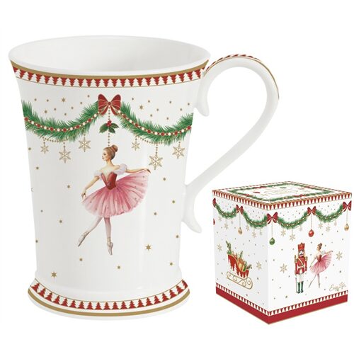 Porcelánbögre 300ml, dobozban, Magie de Noel