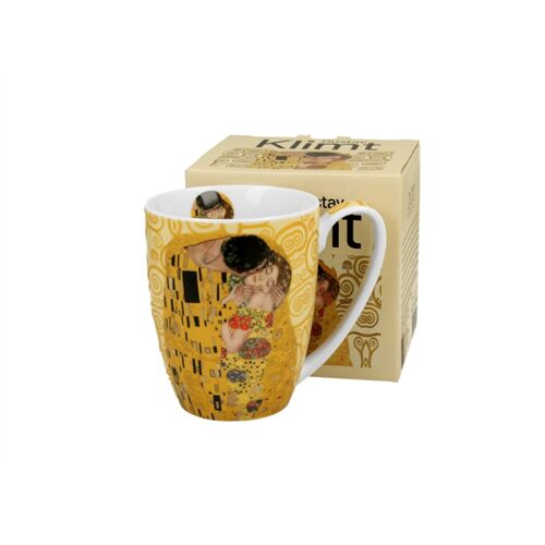 Porcelánbögre 360ml, dobozban, Klimt: The Kiss