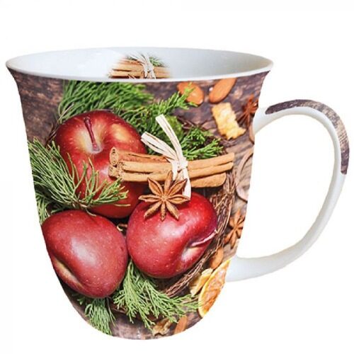 Porcelánbögre Téli Almák 0,4l