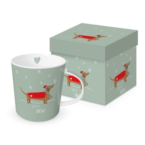Porcelánbögre Winter Story, 0,4l dobozban