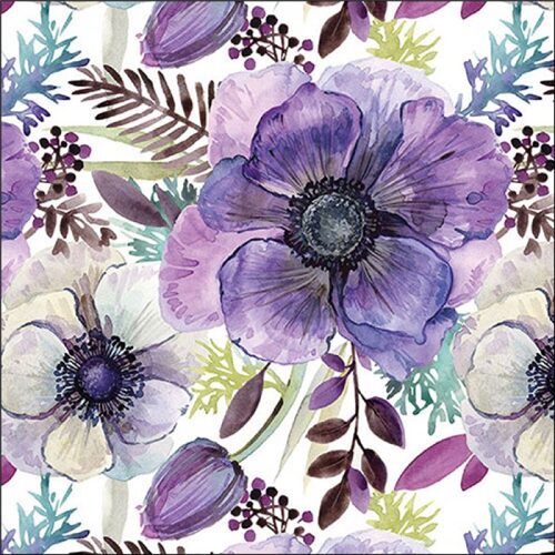 Purple dream papírszalvéta 33x33cm, 20db-os