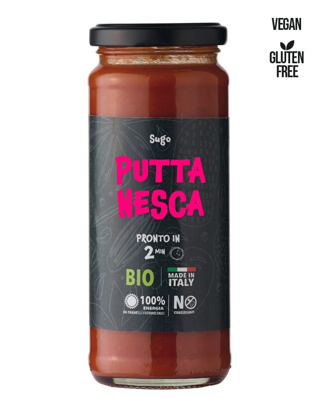 Bio kapribogyós és olívás paradicsomszósz üveges 320 g