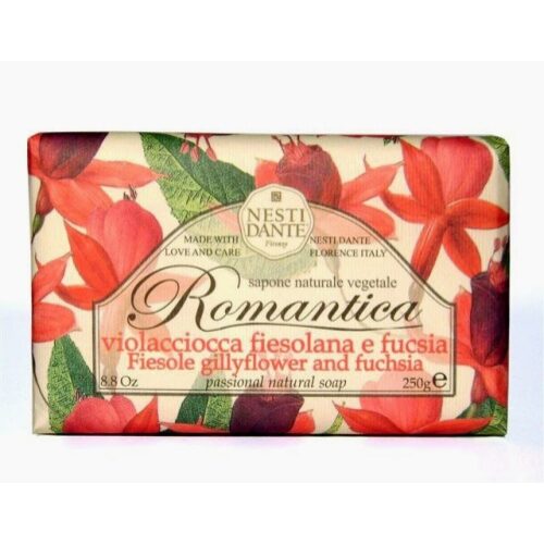 Romantica, Fiesole-i szegfű és fukszia szappan 250g