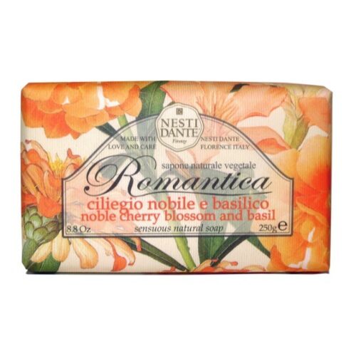 Romantica, Nemes cseresznyevirág és bazsalikom szappan 250g