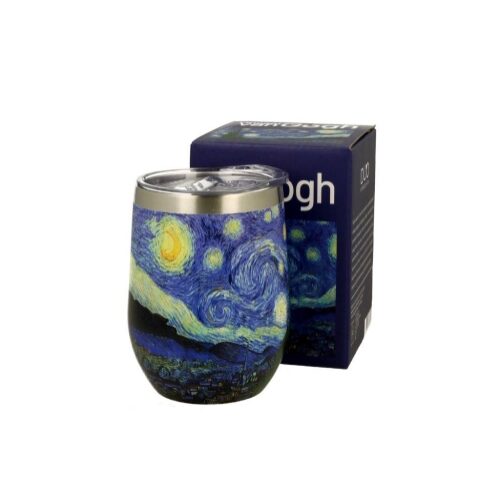 Rozsdamentes acél hőtartó pohár Van Gogh: Csillagos éj, 330ml