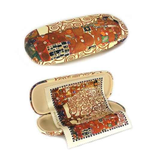 Szemüvegtok kendővel, Klimt: Beteljesülés,Várakozás,Életfa