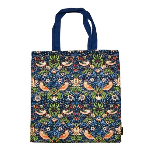 Textil bevásárlótáska 38x40cm, polyester, William Morris: The Strawberry Tief