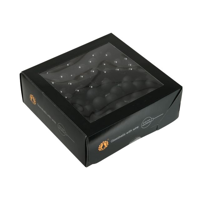 Gömb betûzõs 2 cm black S/144