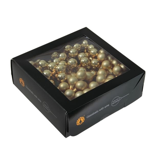Gömb betûzõs 2 cm bright gold combi S/144