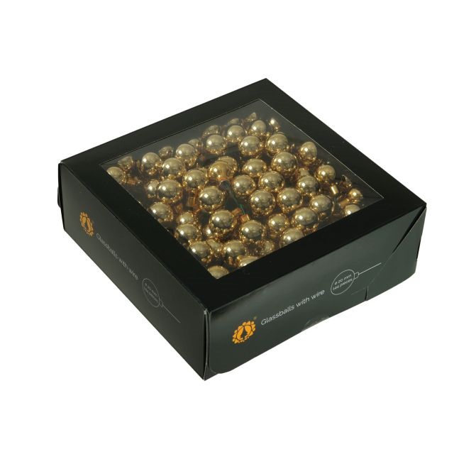 Gömb betûzõs 2 cm bright gold shiny S/144
