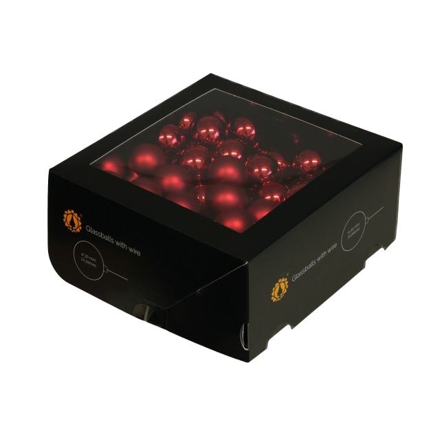 Gömb betûzõs 3 cm red combi S/72