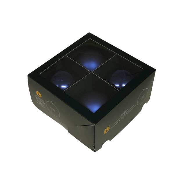 Gömb 10 cm night blue S/4