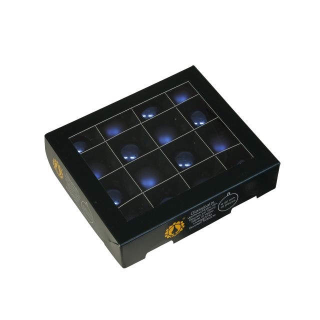Gömb 3 cm night blue S/16