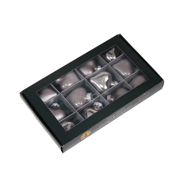 Szív 4 cm tuffstone S/12