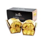 Sciara mogyorókrémmel töltött briós 400 g, fehércsokoládé-bevonattal és aprított olasz mogyoróval, ajándékdobozban