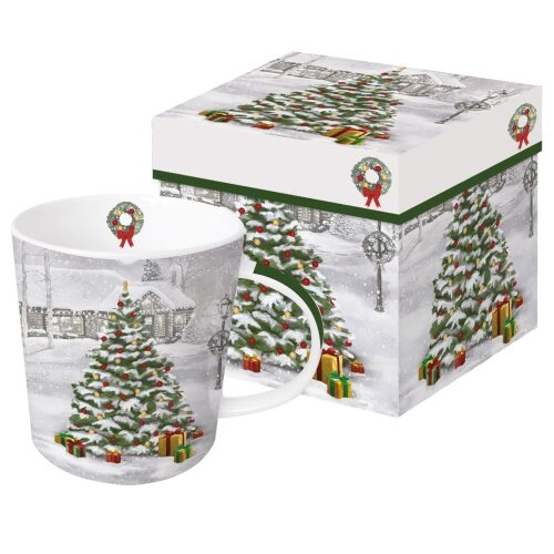 Porcelánbögre dobozban, Tree Aglow, 0,4l